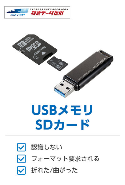 USBメモリ SDカード